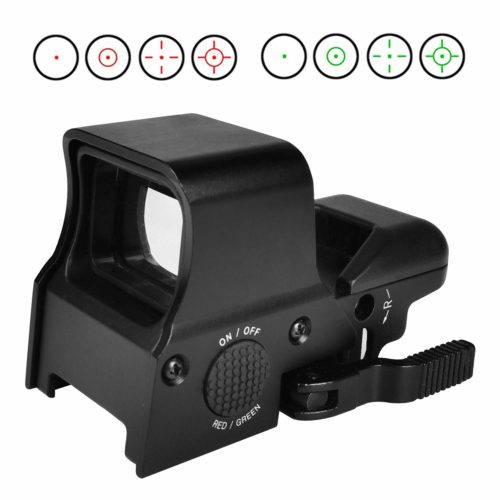 provides a wide field of view, suitable for rapid-firing or shooting of moving target besides normal shooting.